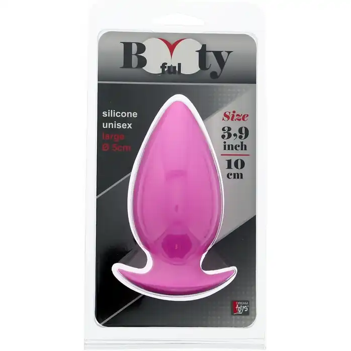 Большая розовая анальная пробка BOOTYFUL ANAL PLUG LARGE PINK - 10 см - Bootyful. Фотография 2.