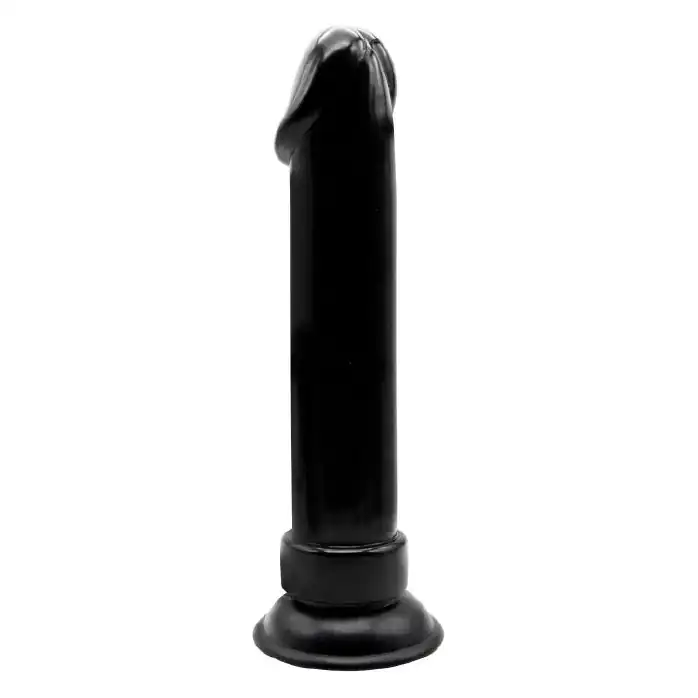 Чёрный анальный фаллоимитатор MENZSTUFF BLACK KNIGHT 9INCH BUTT PLUG - 23 см - MenzStuff