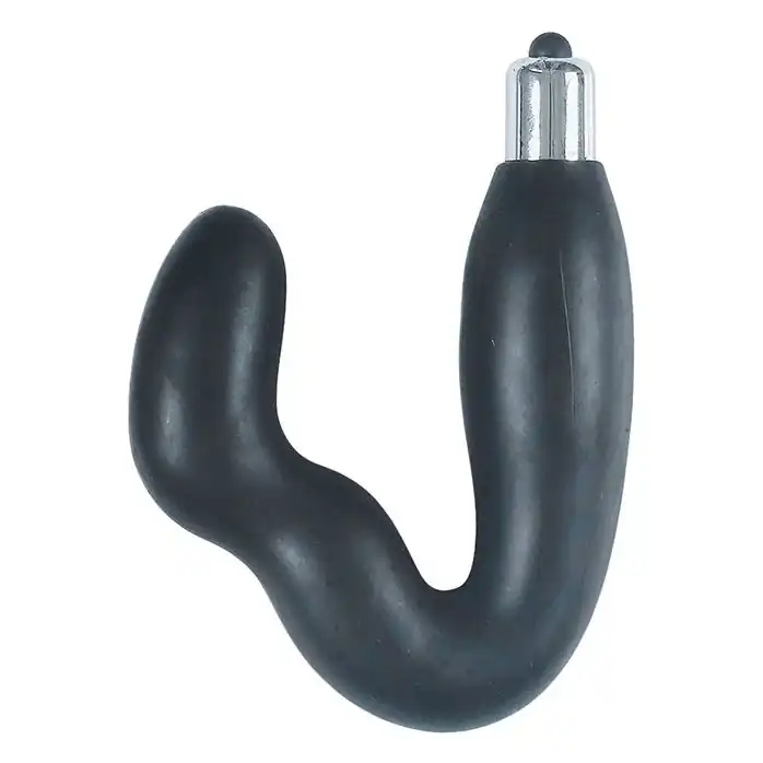 Чёрный вибратор для G-стимуляции EROTIC SHAPE