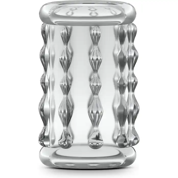 Прозрачная насадка с бороздками STAY HARD COCK SLEEVE 04 CLEAR - Stay Hard