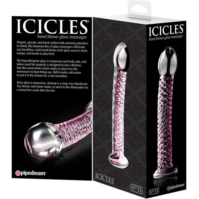 Анальный стимулятор Icicles № 53 - 17,8 см - Icicles. Фотография 4.