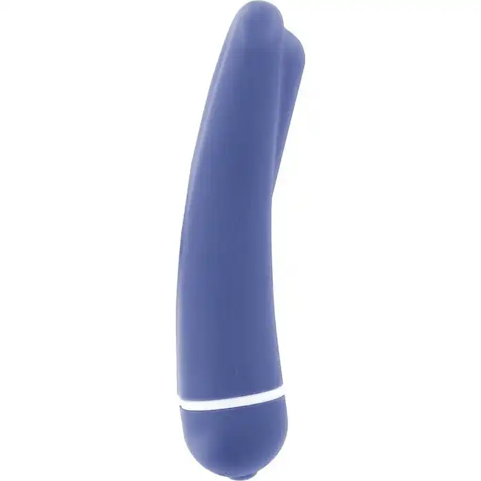 Синий вибромассажер Intro 1 Blue - 9,5 см. Фотография 4.