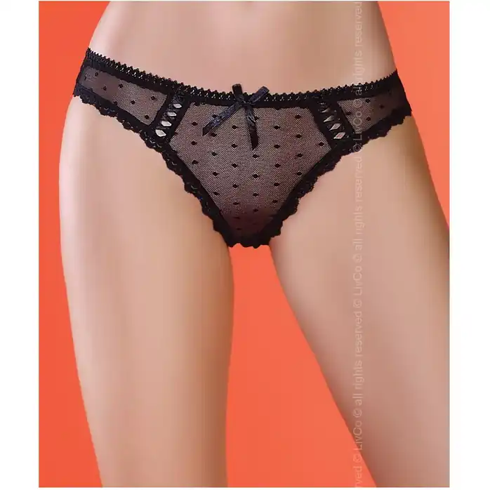 Трусики Addi из полупрозрачной сетки в горошек - Lovely Collection
