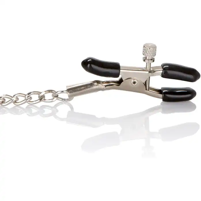 Зажимы на соски с цепочкой Triple Intimate Clamps - Nipple Play. Фотография 3.