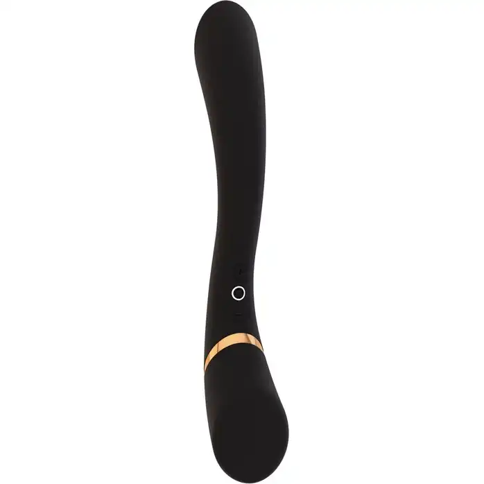 Черный вибратор Cleo - 27 см - Vive