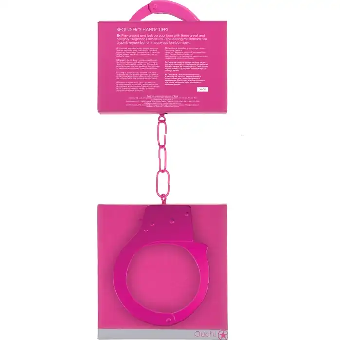 Розовые наручники OUCH! Pink - Ouch!. Фотография 6.