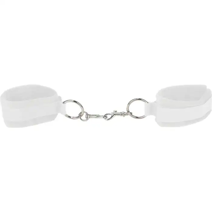 Белые наручники Velcro Cuffs White - Ouch!