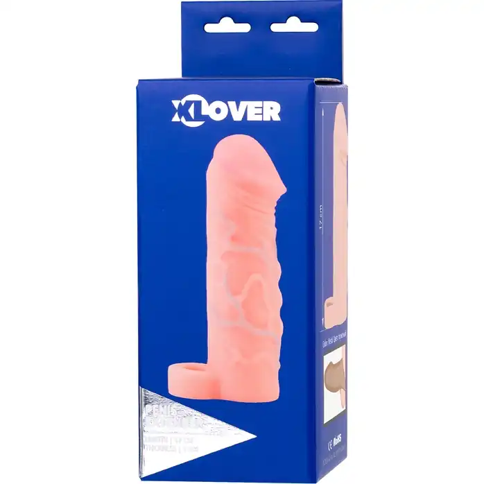 Фаллическая насадка XLOVER INCREASE с кольцом для фиксации - 17 см - XLover. Фотография 3.