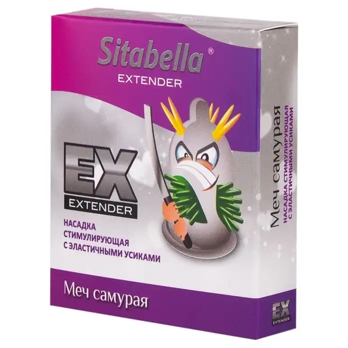 Стимулирующая насадка Sitabella Extender Меч самурая - Sitabella condoms. Фотография 2.