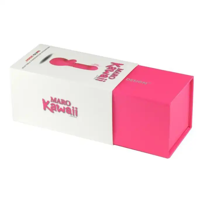 Розовый вибратор Maro Kawaii 5 - 12,2 см. Фотография 5.