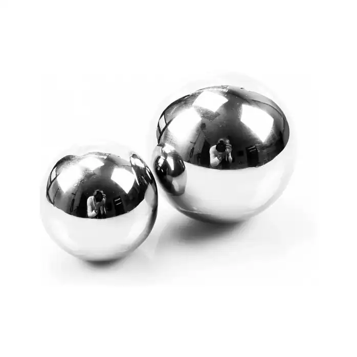 Тяжелый вагинальный шарик из металла без сцепки диаметром 6 см - Kiotos Triune Steel
