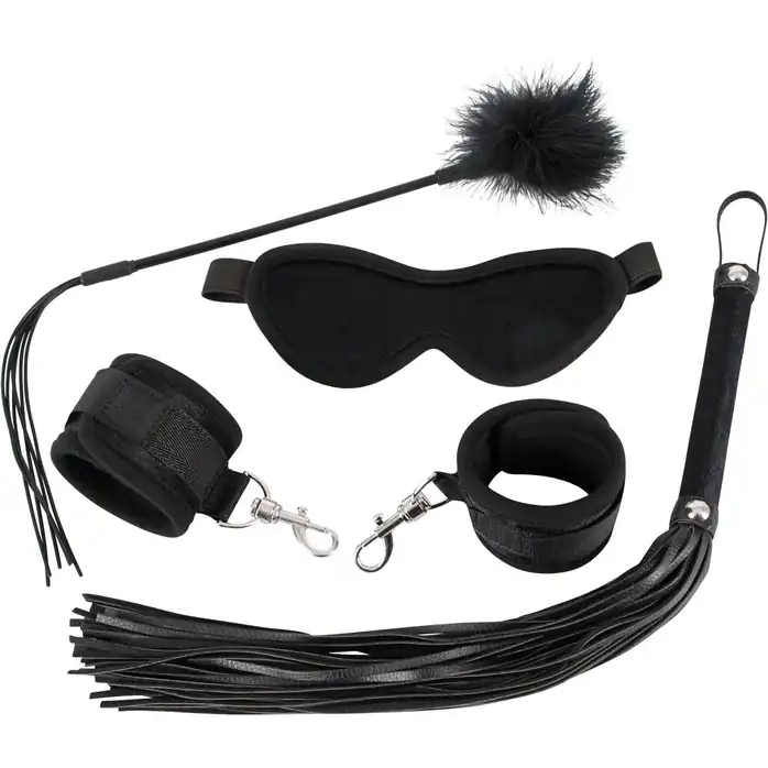 Набор для эротических игр из четырех предметов Fetish-Set - Bad Kitty