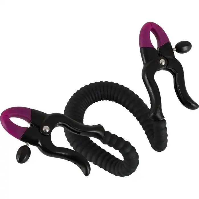Зажим на половые губы с гибкой перемычкой для G-стимуляции - You2Toys