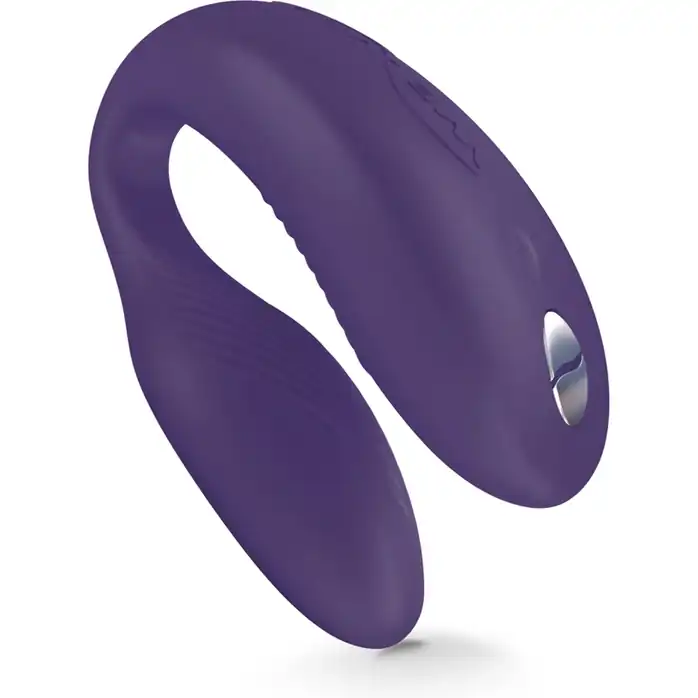 Фиолетовый вибромассажер для пар We-Vibe Sync Purple на радиоуправлении