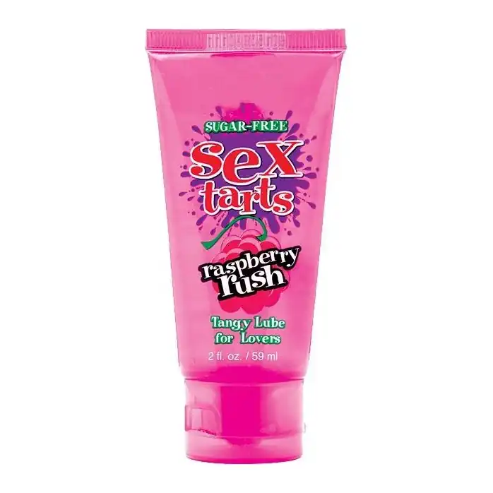 Оральный лубрикант Sex Tarts Lube Raspberry Rush с ароматом малины - 59 мл - Sex Tarts