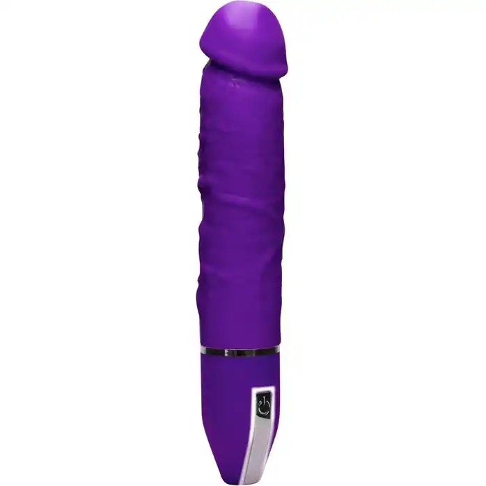 Фиолетовый вибратор-реалистик Infinite Desire - 26 см