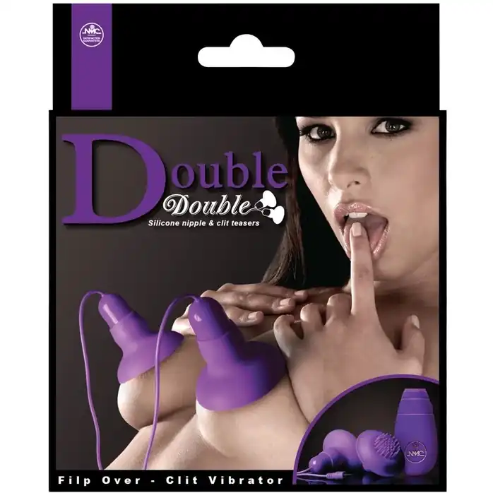 Набор стимуляторов для груди Double Double. Фотография 2.