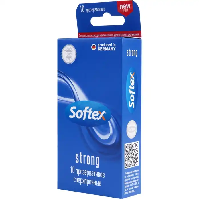 Сверхпрочные презервативы Softex Strong - 10 шт