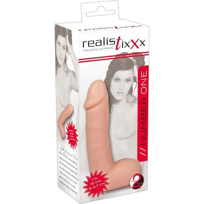 Реалистичный фаллоимитатор Realistixxx Dildo 6 - 15 см - You2Toys. Фотография 3.