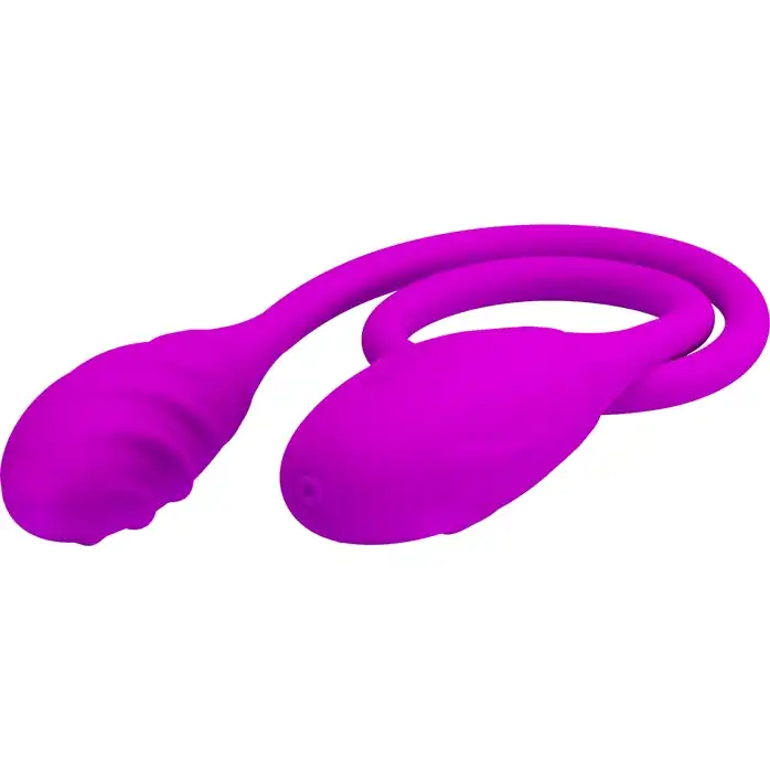 Двусторонний вибромассажер на гибком стержне Snaky Vibe - 60 см - Pretty Love. Фотография 5.