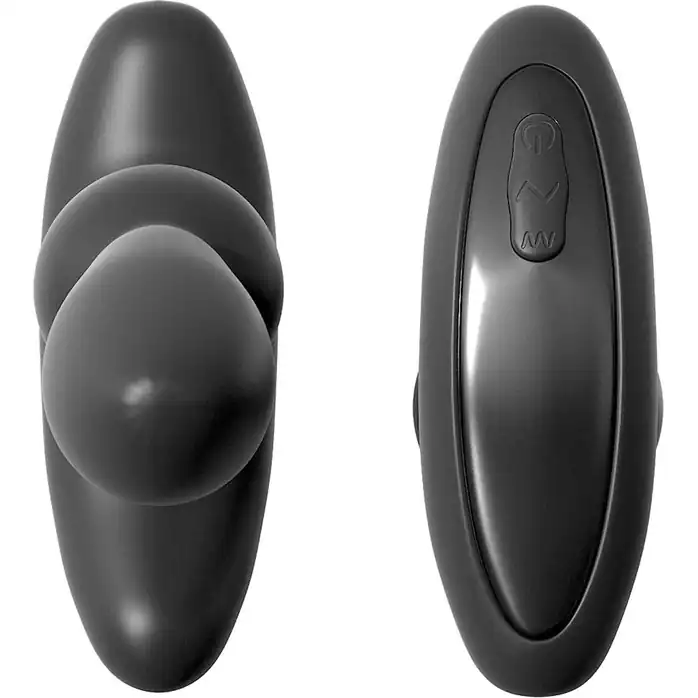 Стимулятор простаты с вибрацией с двумя моторами P-Motion Massager - 15,2 см - Anal Fantasy Collection. Фотография 3.