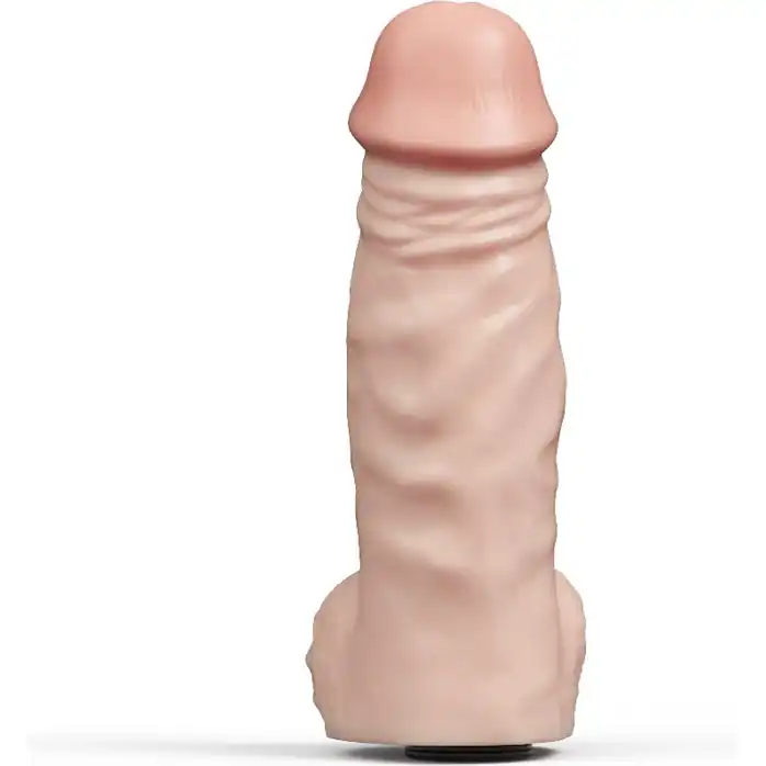 Фаллическая насадка Харнесс UNICOCK 10 с вибрацией - 24,8 см - UNI COCK. Фотография 5.