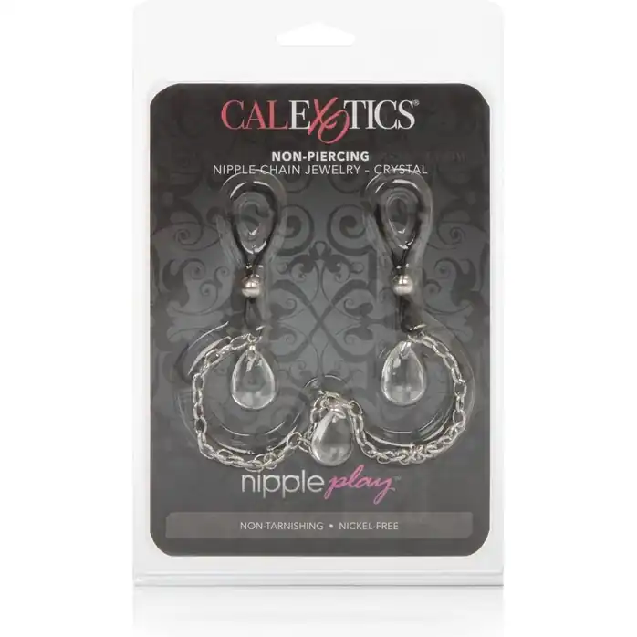 Зажимы на соски Non-Piercing Nipple Chain Jewelry - Nipple Play. Фотография 3.