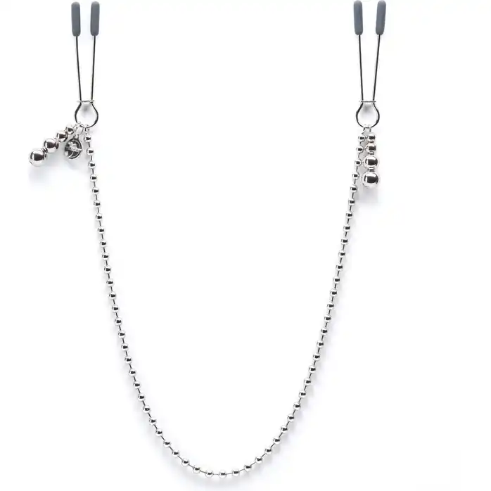 Зажимы для сосков на нитке бусин At My Mercy Chained Nipple Clamps - Fifty Shades Darker