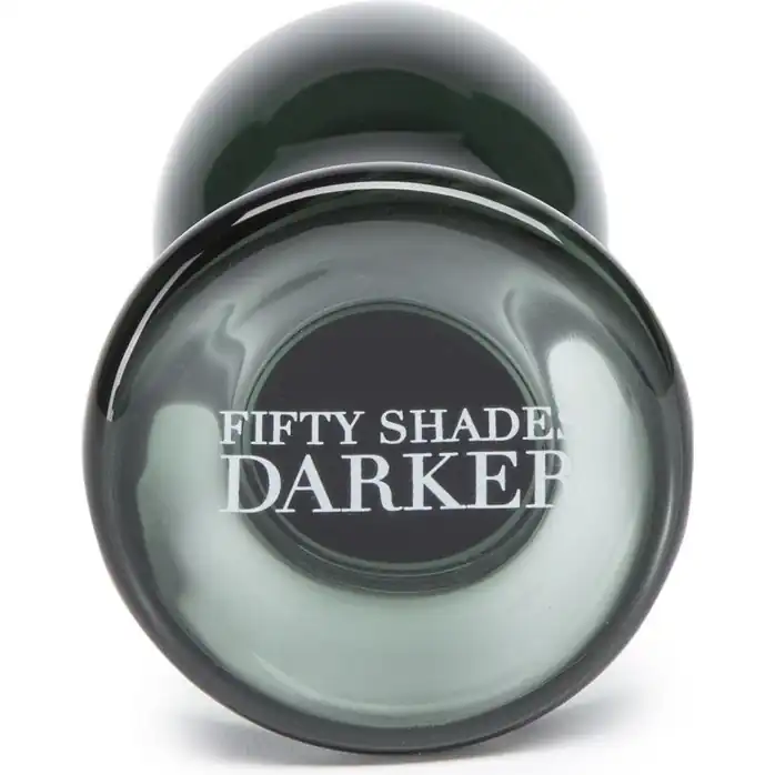 Стеклянная анальная пробочка Something Darker Glass Butt Plug - 10,7 см - Fifty Shades Darker. Фотография 3.