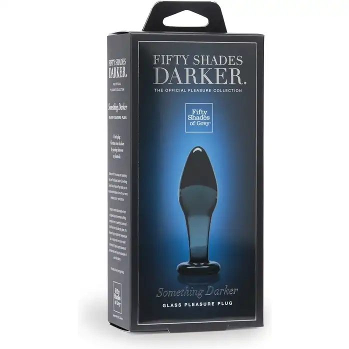 Стеклянная анальная пробочка Something Darker Glass Butt Plug - 10,7 см - Fifty Shades Darker. Фотография 5.