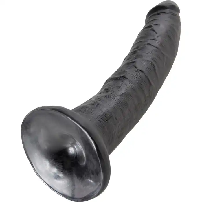 Чёрный фаллоимитатор с присоской 7 Cock - 17,8 см - King Cock. Фотография 5.