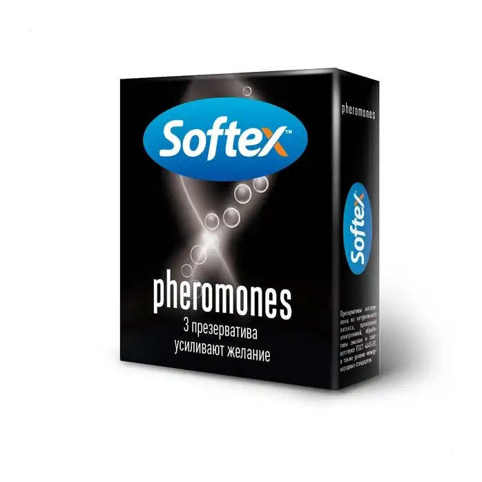 Презервативы, усиливающие желание, Softex Pheromones - 3 шт