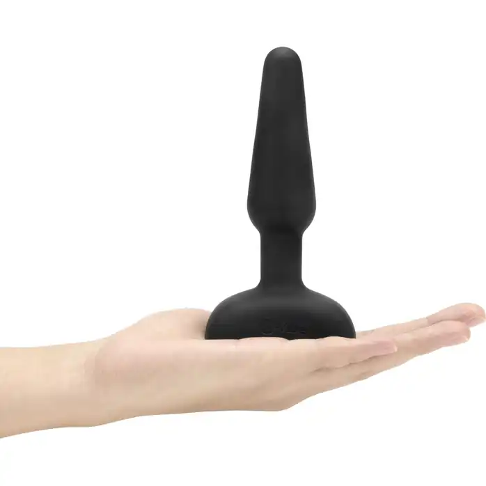 Чёрная анальная вибропробка с 3 источниками вибрации TRIO REMOTE CONTROL PLUG BLACK - 13,5 см. Фотография 3.