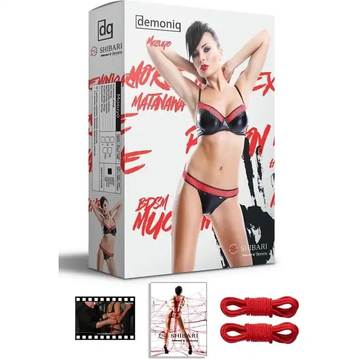 Комплект белья Masuyo с верёвками для связывания - Shibari сollection. Фотография 4.