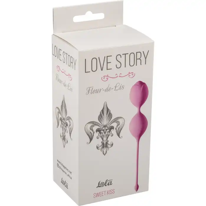Розовые вагинальные шарики Fleur-de-lisa - Love Story. Фотография 3.
