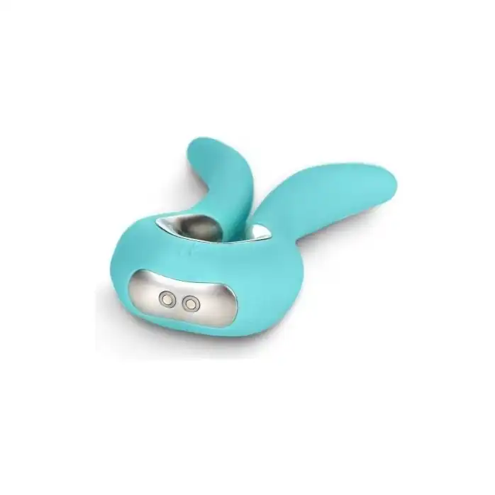 Вибромассажёр с ушками Gvibe Mini цвета мяты. Фотография 2.