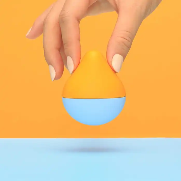 Нежный вибромассажер MINI SORA MIKAN VIBRATOR - IROHA Vibrators. Фотография 2.