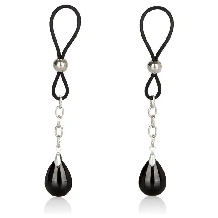 Зажимы на соски Nipple Play Non-Piercing Nipple Jewelry Onyx - Nipple Play