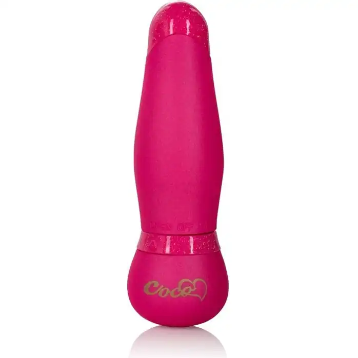 Розовый мини-вибромассажер Coco Licious Hide Play Pocket Massagers - 9 см - Coco Licious