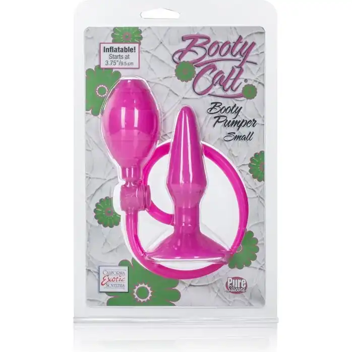 Розовый анальный расширитель Booty Call Booty Pumper Small - 9,5 см - Booty Call. Фотография 5.