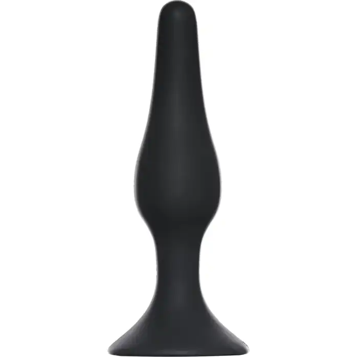 Чёрная малая анальная пробка Slim Anal Plug Small - 10,5 см - Back Door Collection Black Edition