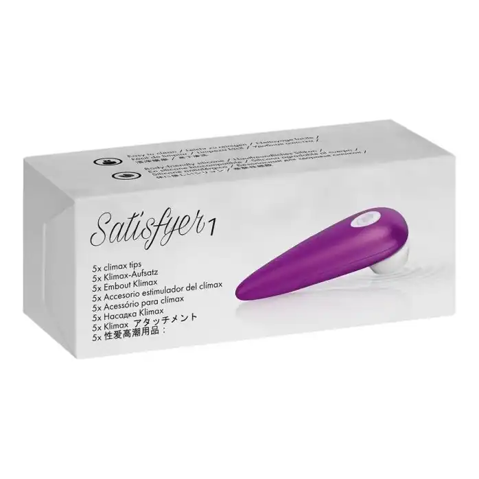 Набор из 5 сменных насадок для стимулятора Satisfyer 1. Фотография 2.