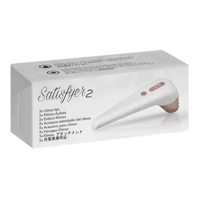 Набор из 5 сменных насадок для стимулятора Satisfyer 2. Фотография 2.