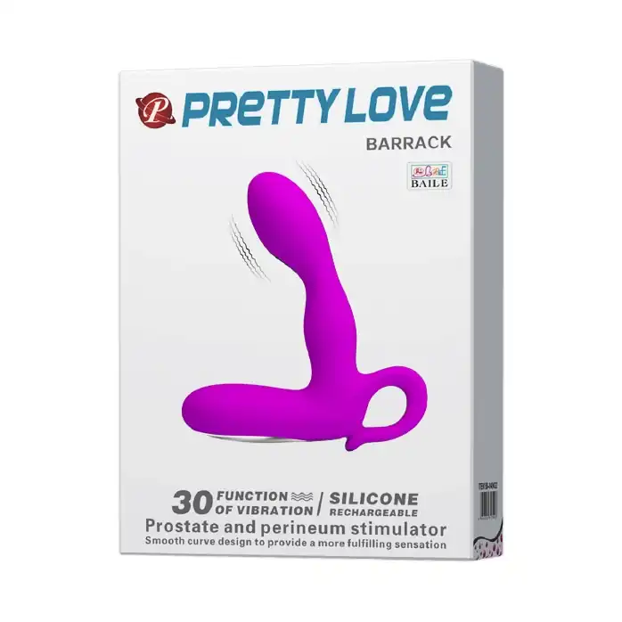 Лиловый вибростимулятор простаты Barrack - Pretty Love. Фотография 5.