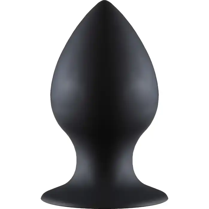 Чёрная анальная пробка Thick Anal Plug Large - 11,5 см - Back Door Collection Black Edition