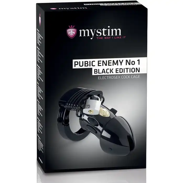 Пояс верности с электростимуляцией Mystim Pubic Enemy No1 Black Edition. Фотография 5.