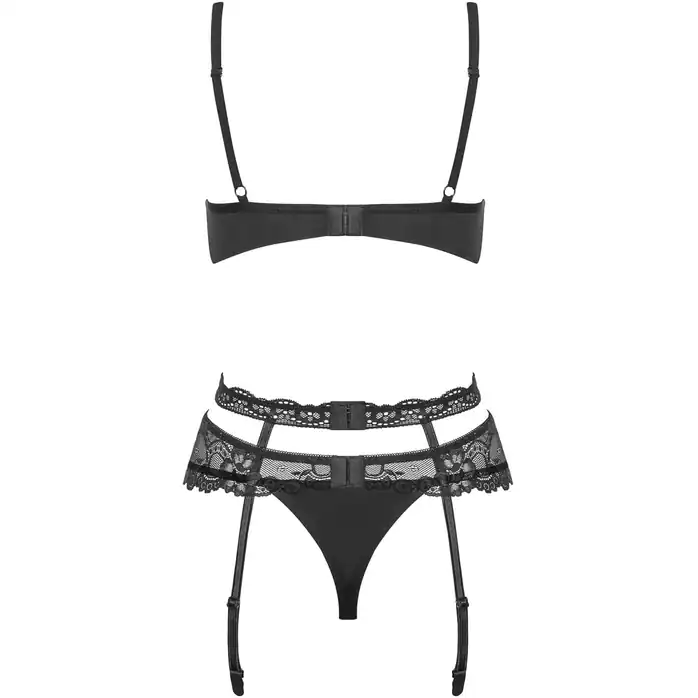 Чувственный ажурный комплект Heartina из 3 предметов - Sexy. Фотография 10.