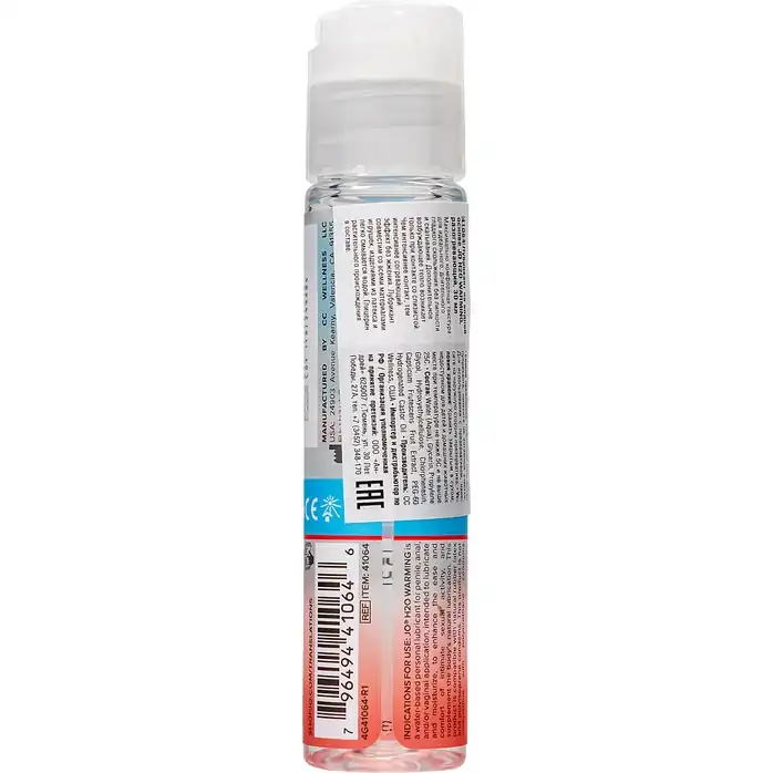 Возбуждающий лубрикант на водной основе JO Personal Lubricant H2O Warming - 30 мл - JO H2O Classic. Фотография 2.