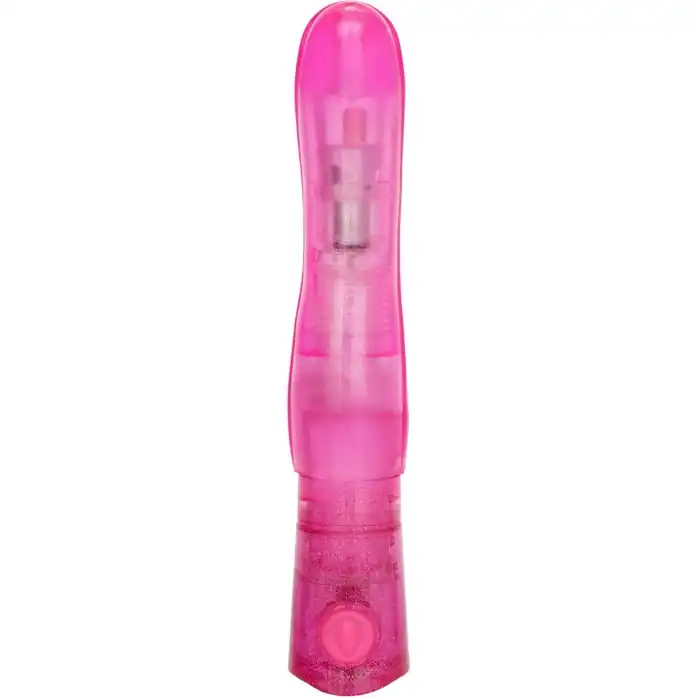 Розовый вибромассажер First Time Solo Exciter - 16 см - First Time. Фотография 3.