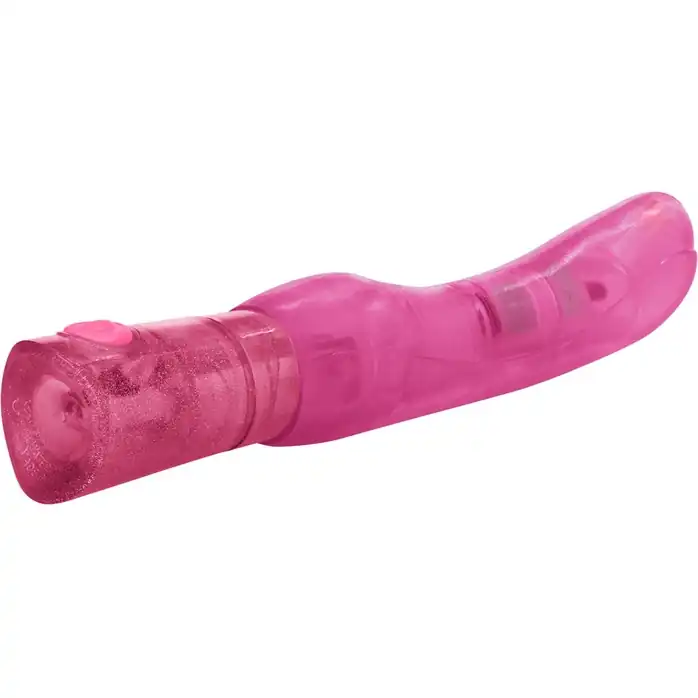 Розовый вибромассажер First Time Solo Exciter - 16 см - First Time. Фотография 5.